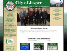 Tablet Screenshot of jasper-ga.us